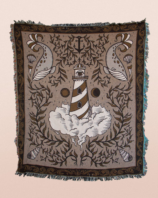 The Lighthouse Woven Blanket